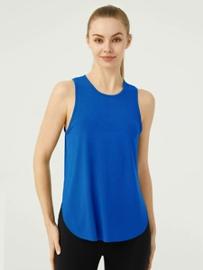 เสื้อกีฬาผู้หญิง Aoyema แบบสั่งทำพิเศษ เนื้อผ้านุ่มสบายเหมือนไม่ได้ใส่ ดีไซน์ใหม่ เสื้อกล้ามยกน้ำหนัก โยคะ แบบไม่มีแขน - Product Image 2