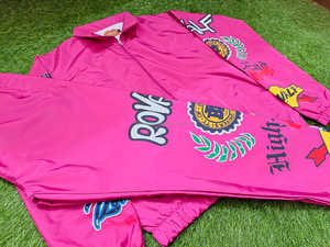 Chándal cortavientos de dos piezas de estilo callejero para hombre, etiqueta privada personalizada, sublimación de nailon impresa con tela de malla interior - Product Image 3