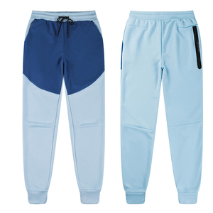 Ensemble de survêtement à capuche pour homme 2026, color block, manches longues, fermeture éclair, décontracté, polyester et coton, avec poches latérales - Product Image 3