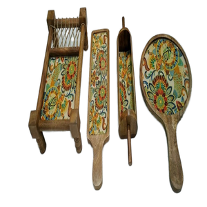 Platos de Madera Ecológicos de Lujo Hechos a Mano con Otros Recubrimientos para Fiestas y Cocina, Exportados por K S de Maharashtra - Product Image 1