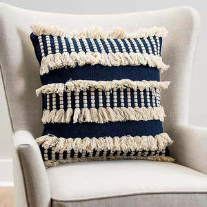<b>Boho</b> Bliss 100% Wool and Cotton Moroccan Cushion Dual Purpose for Outdoor Living & Bedrooms - Product Image 1