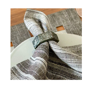 Customized Grey <b>Resin</b> Napkin Ring Best Selling Product Trending Napkin Ring Most Design <b>Resin</b> <b>Table</b> <b>Top</b> Napkin Ring - Product Image 5