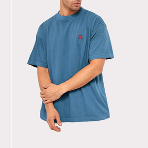 เสื้อยืดคอกลมแขนสั้นผ้าคอตตอนระบายอากาศแห้งเร็วสำหรับฤดูร้อน - Product Image 1