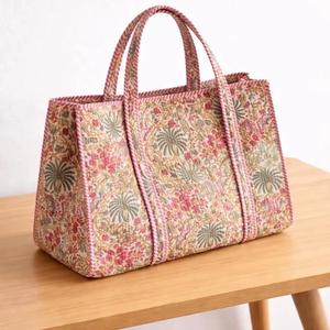 Custom Cotton Tote <b>Bag</b> Eco Friendly Reusable Shopping <b>Bag</b> Quilted Cotton <b>Bag</b> Personalized <b>Gift</b> Handmade Tote <b>Bag</b> - Product Image 1