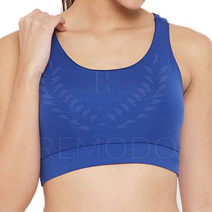 Tops Deportivos Personalizados para Mujer, Bra Deportivo Elástico de Nailon/Spandex con Tirantes Acanalados, Ropa Deportiva para Minoristas - Product Image 2