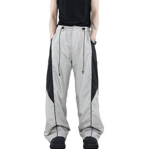 Pantalones Deportivos de Alta Calidad para Streetwear |   Pantalones y pantalones de vestir para hombre con diseño de carga personalizado y cintura elástica - Product Image 4