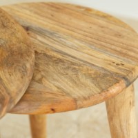 Table basse en bois Vandana Zenova Vesta pour salon moderne et décoration contemporaine
