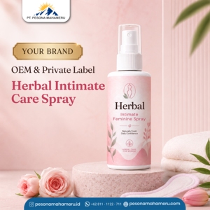 Spray Íntimo Femenino Botánico para el Cuidado Diario con Fabricación OEM de Marca Privada (30ml 50ml 100ml) - Product Image 1