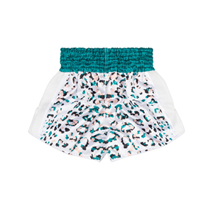 Shorts de Muay Thai sur mesure en gros pour OEM, taille élastique, haute qualité, entraînement d'été, MMA, boxe, grande taille XL, respirant, écologique - Product Image 4