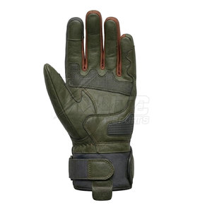 High Quality Winter Leather Motorbike <b>Gloves</b> Breathable Waterproof <b>Touchscreen</b> Compatible Adjustable Wrist Closure Comfortable - Product Image 5