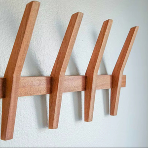 Light Wood Minimal Wall Hanger - Product Image 1