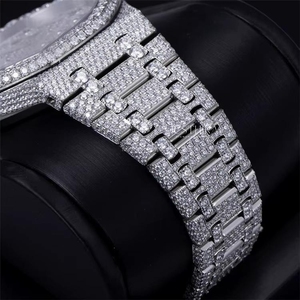 Montre en Moissanite pour Homme, Style Hip Hop, Luxe, Robuste, Disponible au Meilleur Prix - Product Image 4