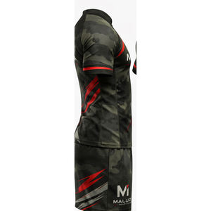 Ensemble de maillots de rugby courts sublimés sur mesure, coutures renforcées, haute élasticité, respirant, vêtements d'entraînement de rugby professionnels - Product Image 4