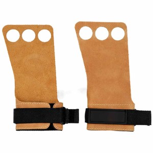 Poignées de musculation professionnelles en cuir pour entraînement croisé, fitness, tractions, exercices de gym, protection des paumes - Nayab Industries - Product Image 2