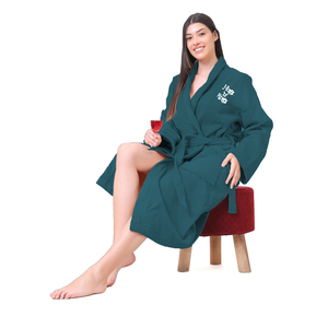 Albornoz de Lujo para Mujer de Alta Calidad, Talla y Logotipo Personalizados, Albornoces de Primera Calidad 100% Algodón, Mayorista y Exportador en India - Product Image 6