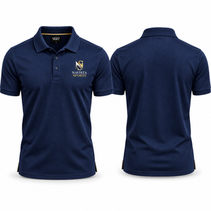 เสื้อเชิ้ตแขนสั้นผู้ชาย Navista Sports สีเขียวดำ ผ้าถักเนื้อแน่น ปักโลโก้ ระบายอากาศได้ดี ซับเหงื่อ ทรงปกติ - Product Image 3