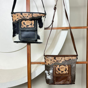 2025ใหม่กระเป๋าผู้หญิงหนังวัวแท้หรูหราทันสมัยและอเนกประสงค์กระเป๋าสะพายข้าง - Product Image 4