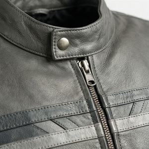 Veste de moto en cuir véritable pour homme de qualité supérieure, nouvelle arrivée, vestes de moto d'hiver, protections amovibles, personnalisables - Product Image 4