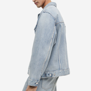 New Design Customer Most Demanded Stylish Color New Fashion Wholesale Price New <b>Denim</b> <b>Jacket</b> for <b>Mens</b> - Product Image 1
