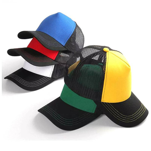 Gorra Trucker Personalizada al por Mayor de 6 Paneles, 100% Algodón, Malla Transpirable, Panel Frontal Impermeable, Parche de Moda para Exteriores, Cierre a Presión - Product Image 1