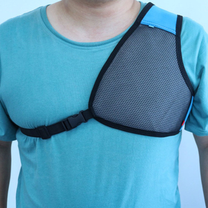 Protège-poitrine de tir à l'arc en maille respirante pour hommes, avec sangle réglable et protection des côtes rembourrée, vente en gros OEM - Product Image 6