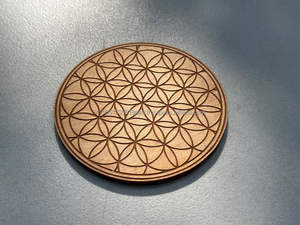 Brass Handmade <b>Angel</b> Engraved Gold Metal Tableware Coasters Table <b>Top</b> Home Decor Wholesale Sublimation Coaster - Product Image 6