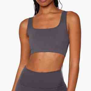 Conjuntos deportivos de alta calidad, elásticos, para gimnasio, fitness, pantalones acampanados, 2 piezas, conjunto deportivo de yoga para mujer - Product Image 1