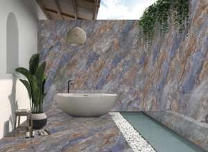 กระเบื้องพอร์ซเลนเกรดพรีเมียมผิวมันขนาดใหญ่พิเศษ 800x1600 1200x1800 750x1500 มม. สำหรับโครงการวิลล่า โรงแรม และเชิงพาณิชย์ - Product Image 2