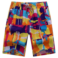 Shorts de plage décontractés d'été, longueur genou, avec cordon de serrage, en tissu peigné respirant, couleur unie, service OEM
