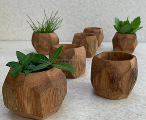 Pot de fleurs en bois de qualité supérieure pour la maison et le jardin, jardinière en bois pour décoration de mariage en plein air à bas prix - Product Image 1