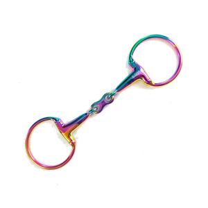 Vente flash : Mors de dressage Uxeter, tailles et logo personnalisés, mors de selle en acier inoxydable à double charnière - Product Image 2