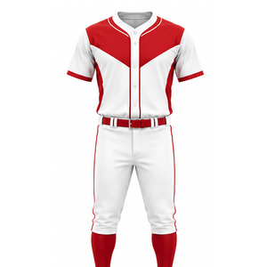 2026 Baseball Uniform High Quality Breathable Anti-Bacterial Plus Size Button <b>Down</b> Jersey Custom Team Wear Baseball Uniform Set - Product Image 1