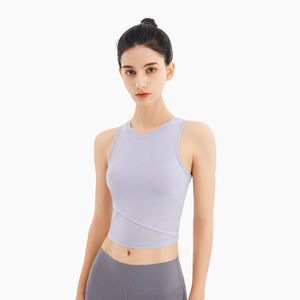 2026 Wholesale Femininas Moda Tube T-<b>shirt</b> Seamless Crop Streetwear Sleeveless Knit Casual Ribbed Corset Tank Top for Women - Product Image 1