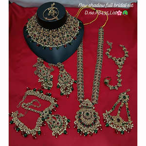 Handcrafted Fine Jewelry <b>Set</b> Sparkling Austrian <b>Beads</b> Elegant Bridal Necklace Collection - Product Image 1