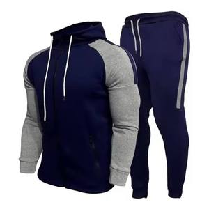 Ensemble de survêtements pour hommes, coupe slim, décontracté, hiver, personnalisé, vente en gros, 2020/2021, respirant, respectueux de l'environnement - Product Image 2