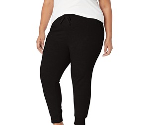 Meilleurs pantalons de sport pour hommes grande taille, taille mi-haute, écologiques, coupe-vent, doublure polaire, pour la course, l'entraînement de football et la gym - Product Image 3