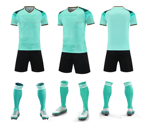 Nouvelle Saison – Tenues de Football Abordables pour Adultes et Enfants – Coupe Automatisée – Ensemble de Football pour l'Entraînement – Impression de Nom Personnalisée - Product Image 1