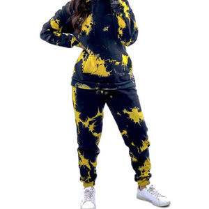 Chándal Deportivo Casual para Mujer, Sublimado por Completo, Reversible, Ligero, 100% Algodón, Transpirable, Lavable, Colores Sólidos, Último Estilo - Product Image 3