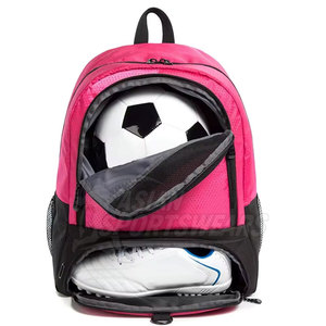 Functional Heavy Duty Large Soccer <b>Backpack</b> With Zippered Ball Compartment For Gym And Field <b>Training</b> Session - Product Image 5