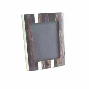 Marco de Fotos con Incrustaciones de Hueso Hecho a Mano de Alta Calidad, Último Diseño, Personalizable, Impresión Multicolor, Montaje Directo en Mesa - Product Image 3