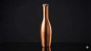 Eco-Friendly Leak Resistant Copper Bottle Modern Fashionable Design for Yoga Fitness Outdoor Use - Product Image 1
