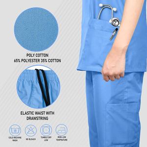 Tenue Médicale Femme 2026 – Blouse d'Infirmière et Vêtements de Travail Hospitaliers Doux, Respirants et Extensibles – Personnalisables OEM, Marque Privée, Fournisseur d'Usine - Product Image 6