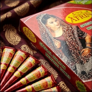 Cônes de henné naturel Mehndi, ensemble de cônes écologiques pour l'art corporel, les cheveux et les ongles - Product Image 3