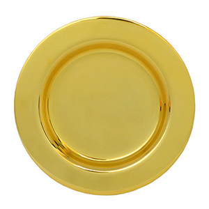 Patène de l'Église |   Assiette de communion en laiton massif pour l'Eucharistie – DOUBLE VEE EXPORTS - Product Image 1