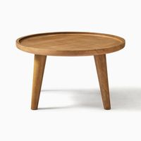 Mesa de Centro de Madera Minimalista con Diseño Compacto y Estructura Funcional, Ideal para Sala de Estar, Espacios Pequeños y Estudios