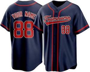 Camiseta de Béisbol Sublimada con Logotipo de Equipo Personalizado OEM, Manga Corta, Transpirable, de Secado Rápido, Color y Número Personalizados - Product Image 6