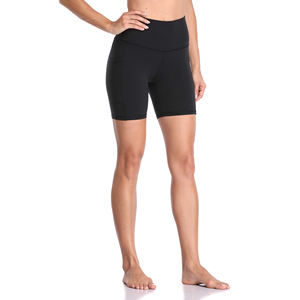 Pantalones cortos de yoga con spandex flexible para mujer - Product Image 3