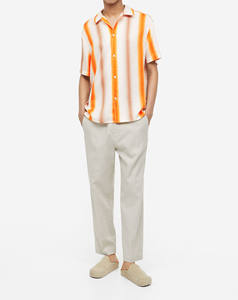 Quick dry men sublimation design <b>short</b> <b>sleeve</b> turn over collar High quality fabric slim fit size button up casual <b>shirt</b> for men - Product Image 1