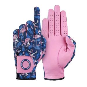 OEM Custom Made Cabretta Full-Hand Golf Gloves Lightweight Non-Slip <b>Hook</b> & Loop Closure Unisex Private Label Wholesale - Product Image 3
