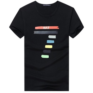 Printed Polyester Cotton Blend Women's T-Shirt Casual Single Jersey <b>Knitted</b> Quick Dry Breathable Custom Print Pattern OEM - Product Image 3